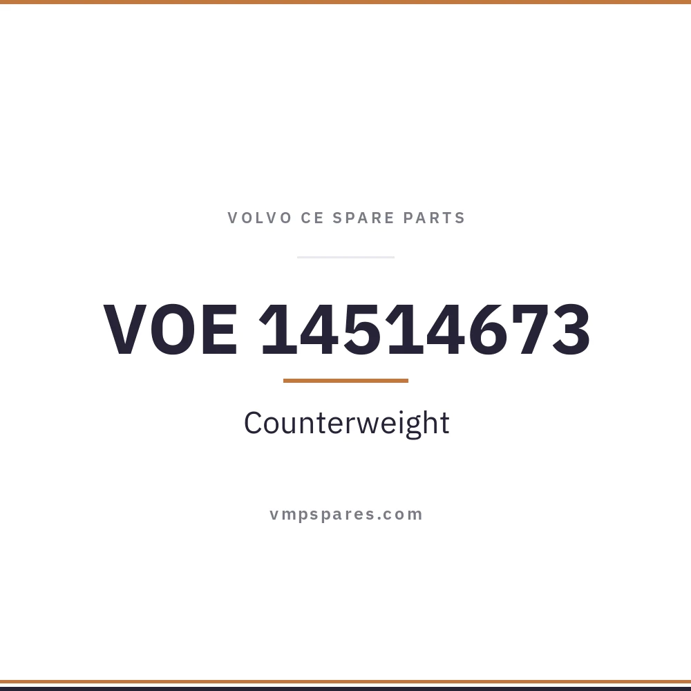 VOE 14514673 – Counterweight