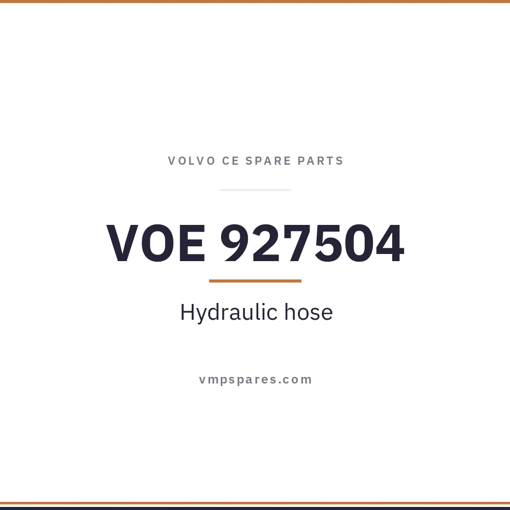 VOE 927504 – Hydraulic hose