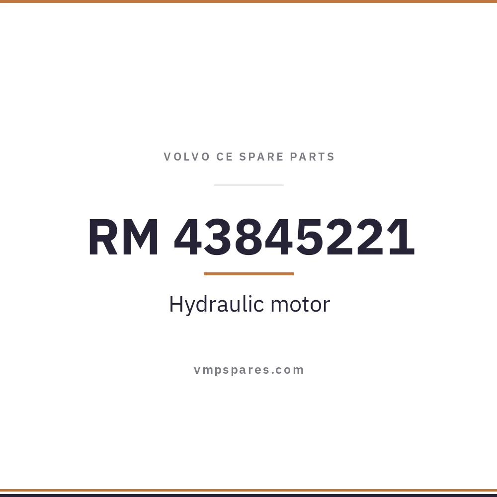RM 43845221 – Hydraulic motor