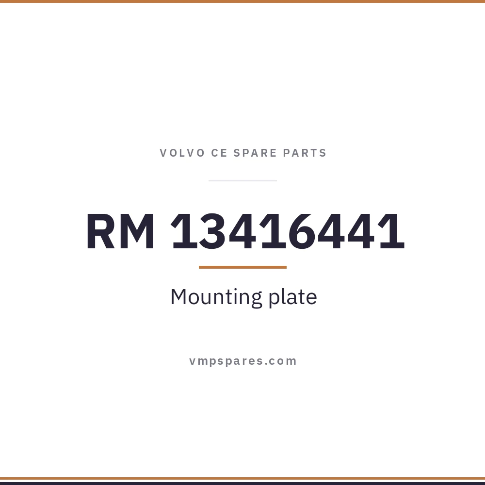 RM 13416441 – Mounting plate