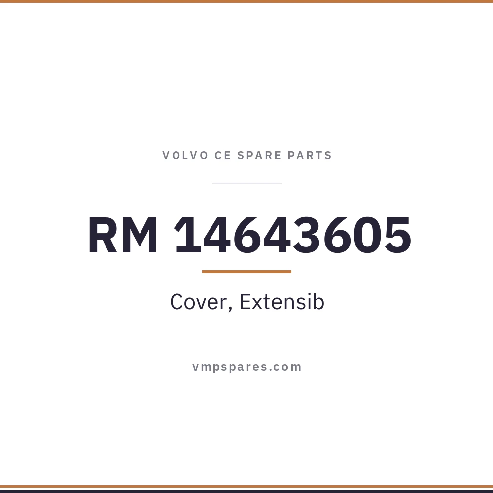 RM 14643605 – Cover, Extensib