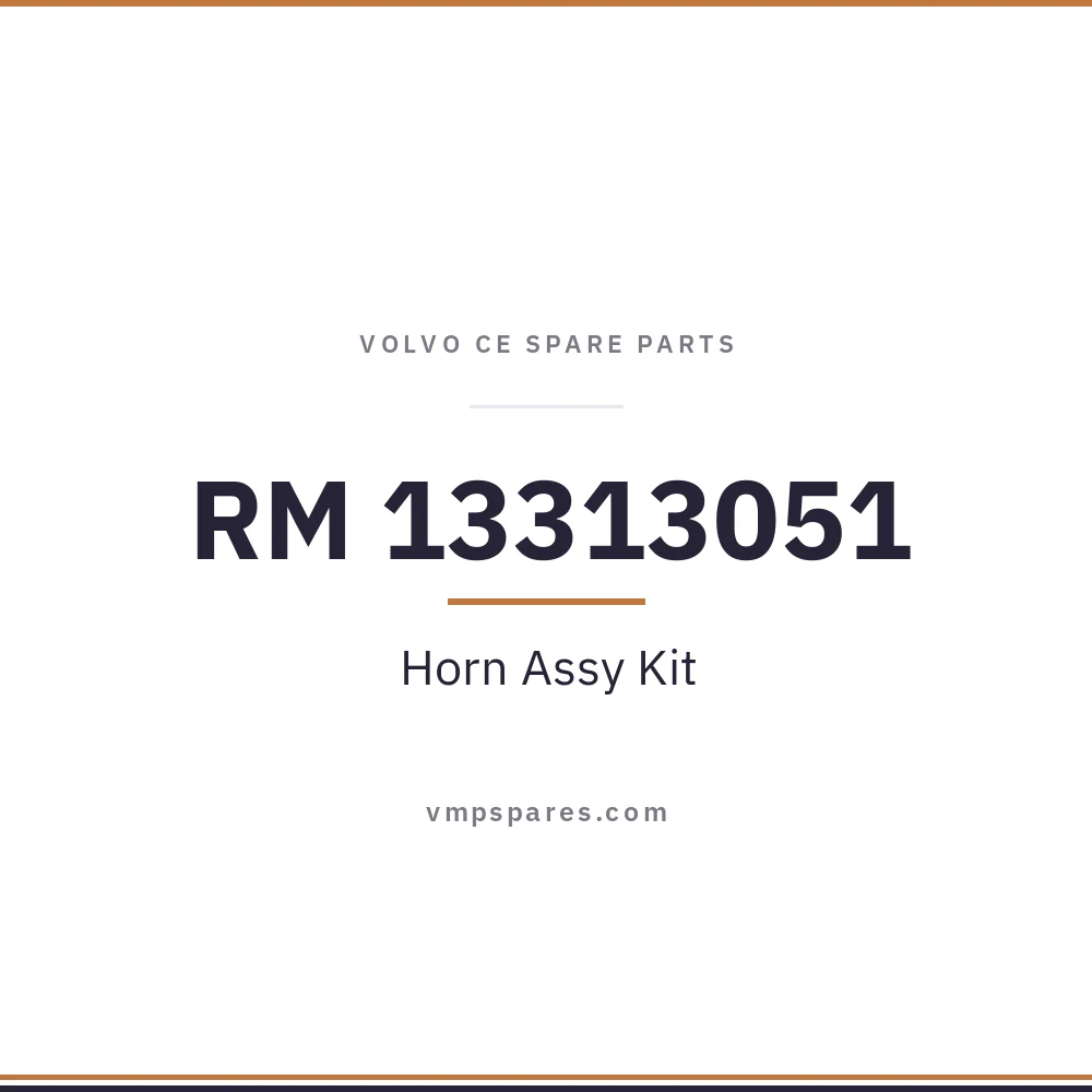 RM 13313051 – Horn Assy Kit
