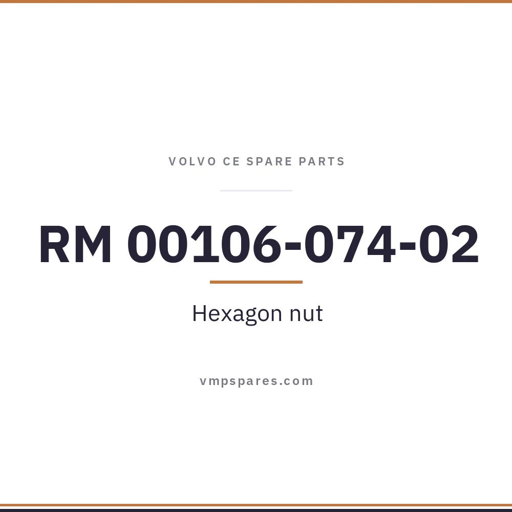 RM 00106-074-02 – Hexagon nut