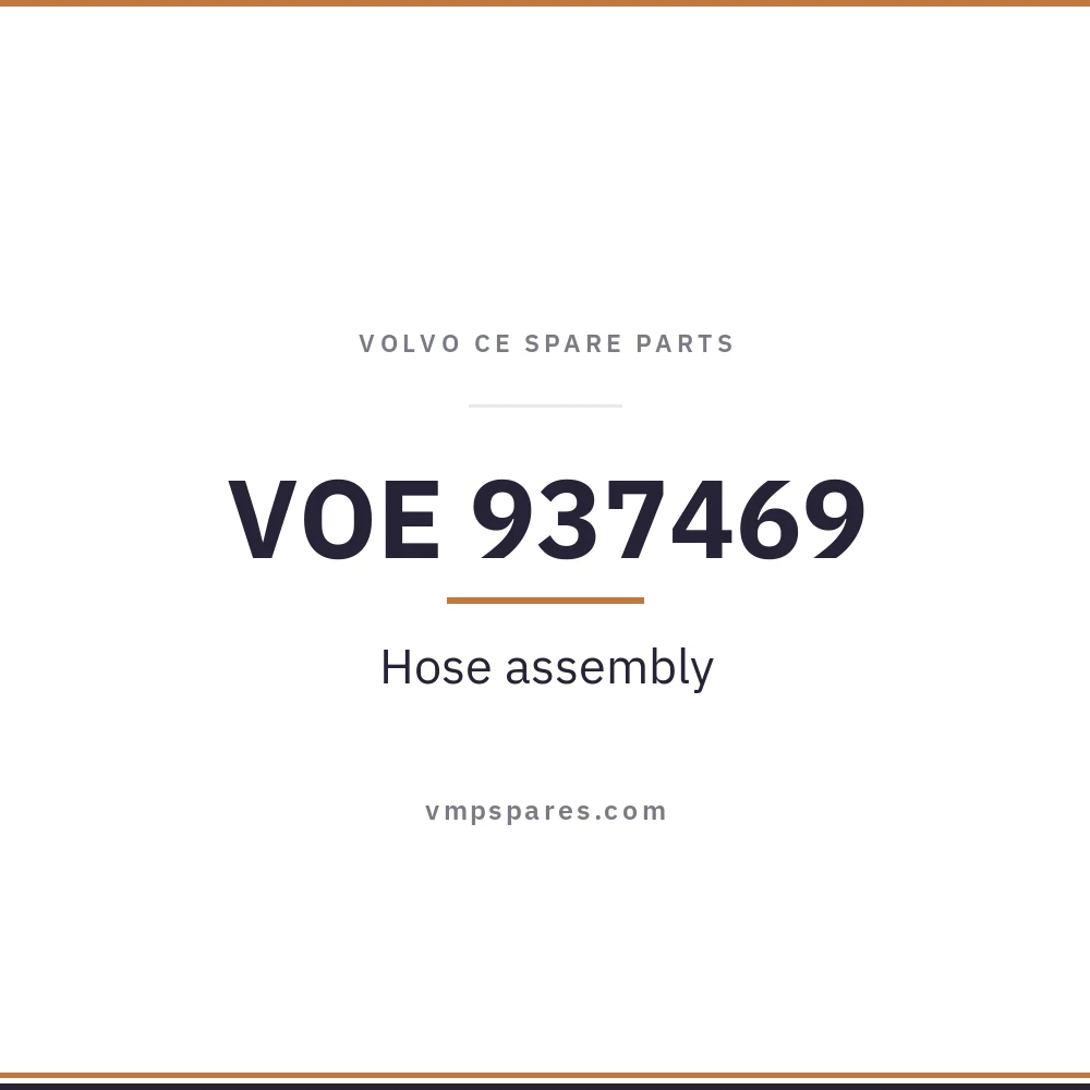 VOE 937469 – Hose assembly