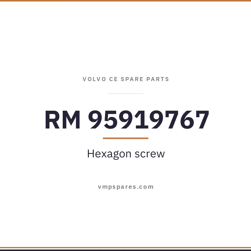 RM 95919767 – Hexagon screw