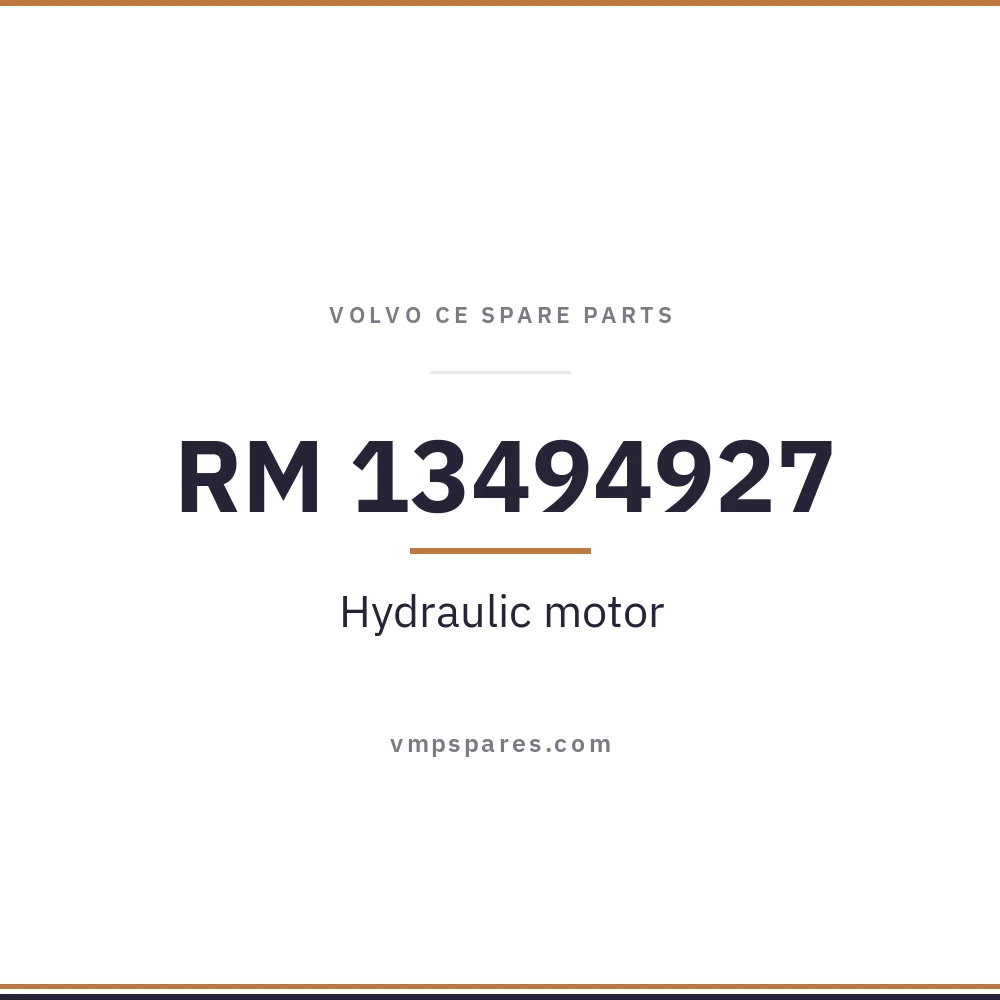RM 13494927 – Hydraulic motor