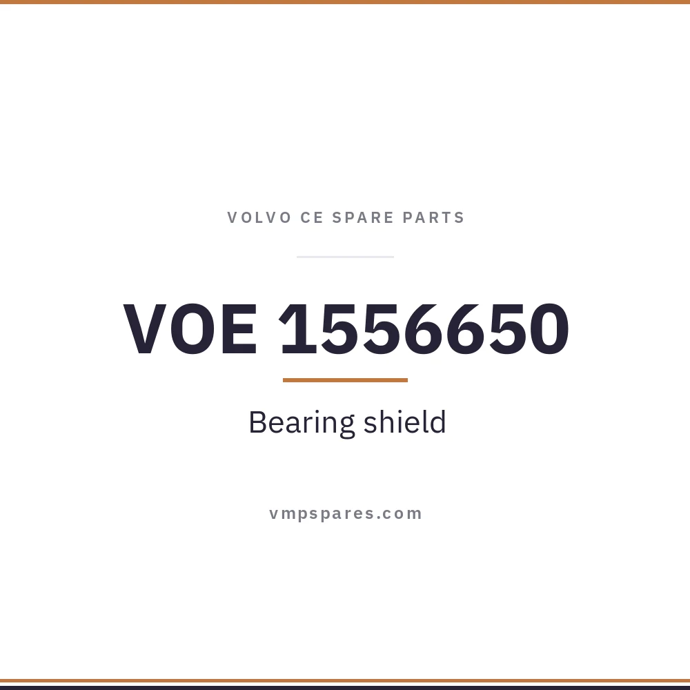 VOE 1556650 – Bearing shield