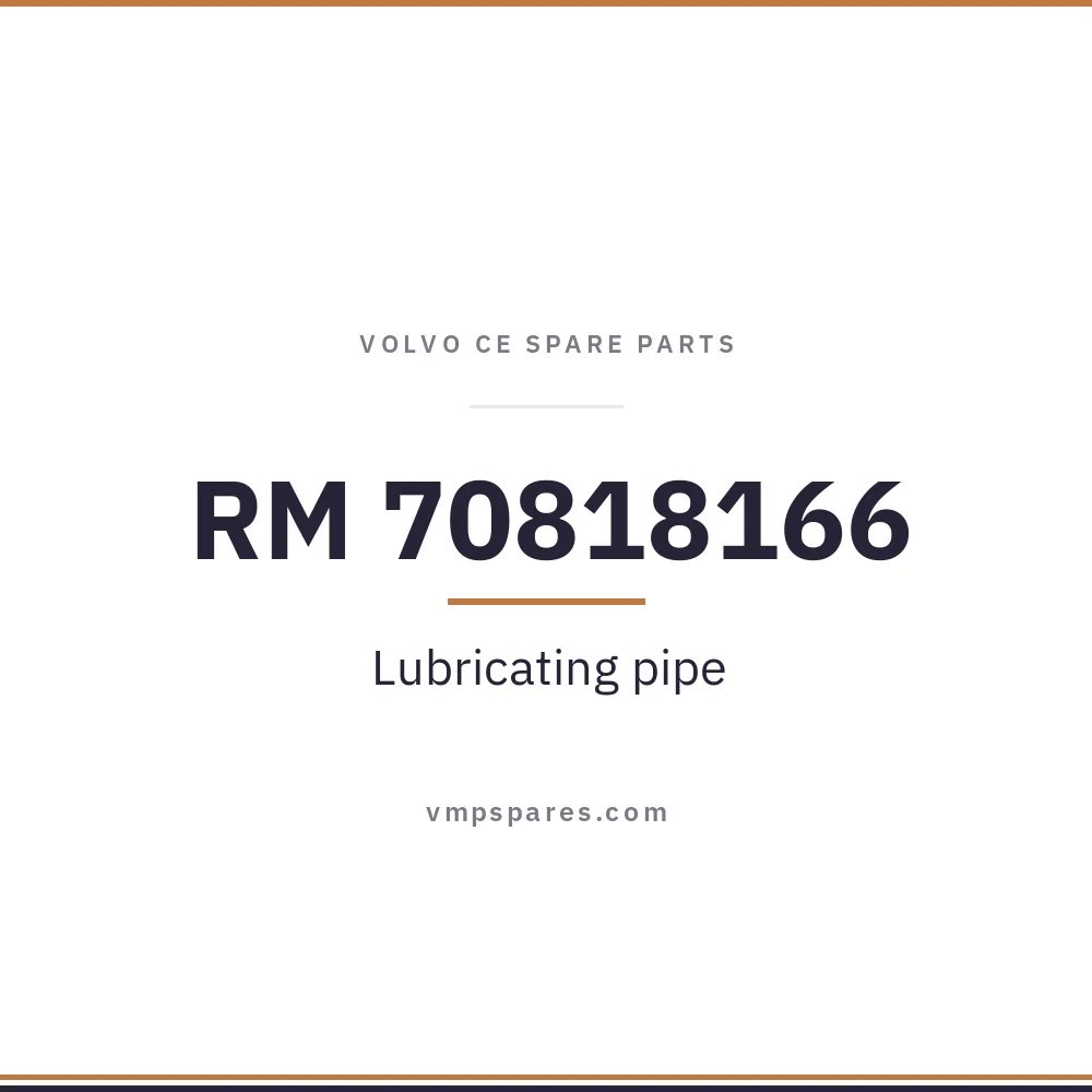 RM 70818166 – Lubricating pipe