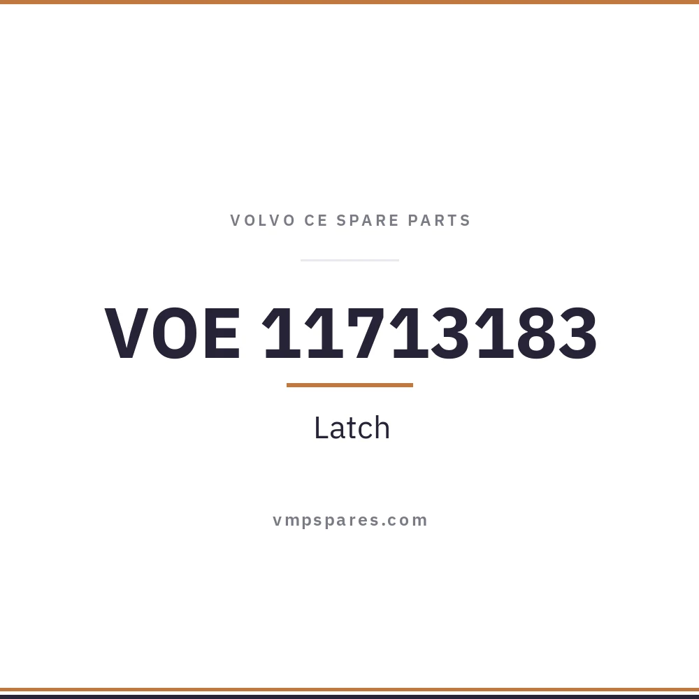 VOE 11713183 – Latch