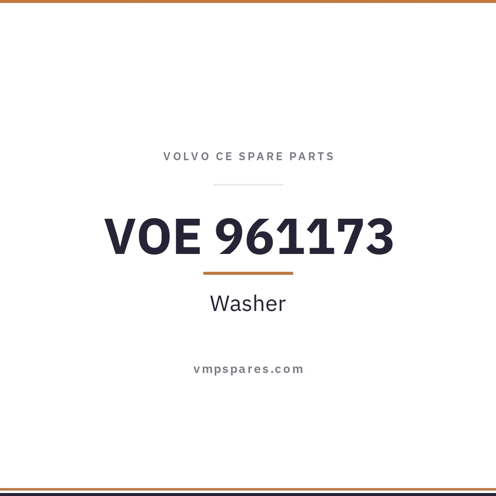 VOE 961173 – Washer