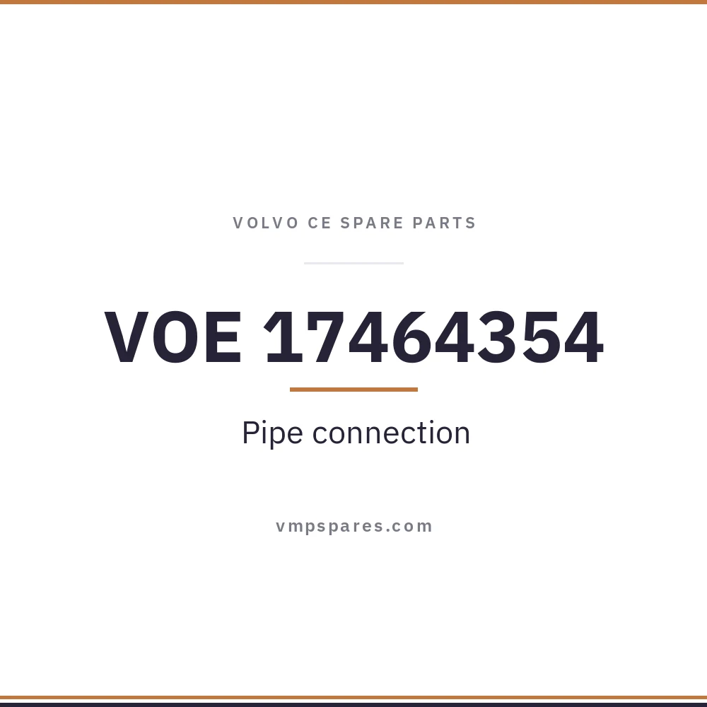 VOE 17464354 – Pipe connection