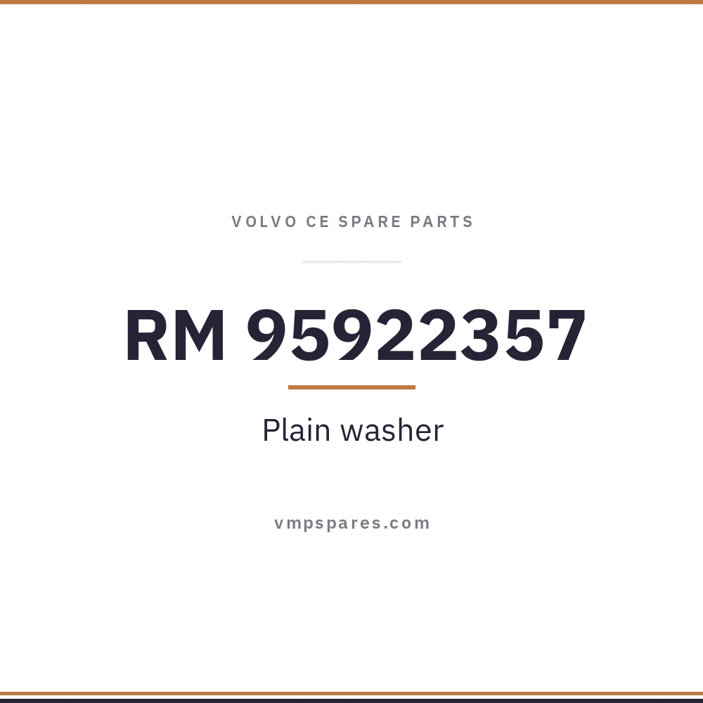 RM 95922357 – Plain washer