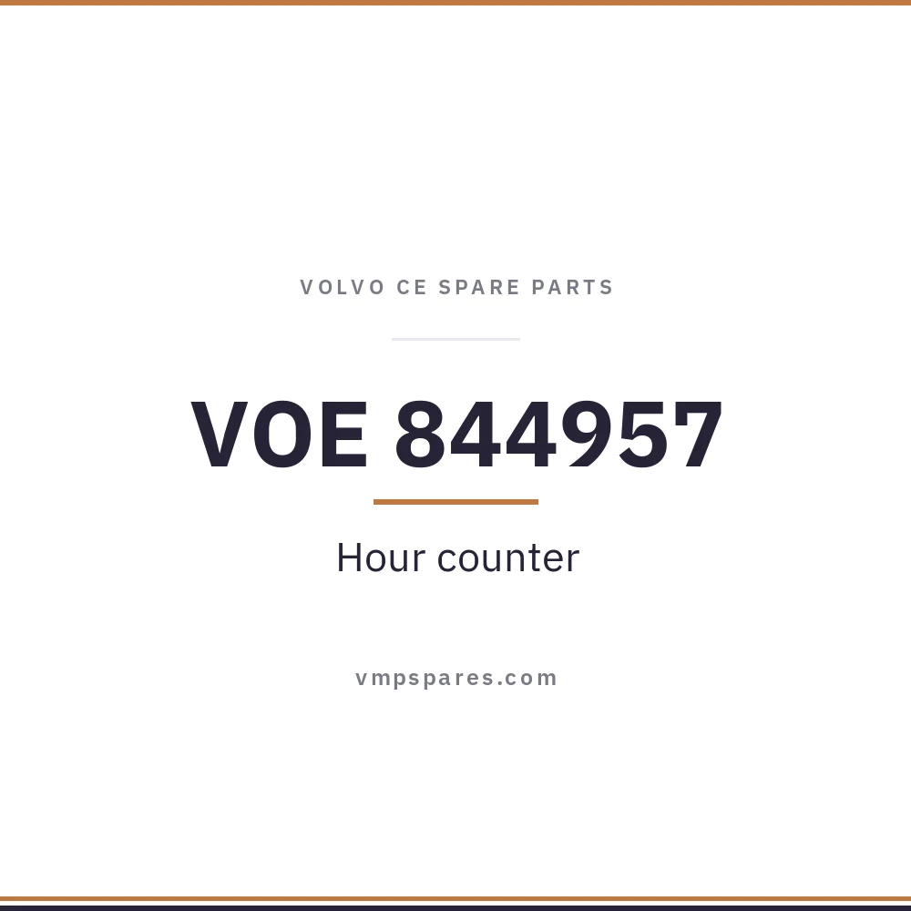 VOE 844957 – Hour counter