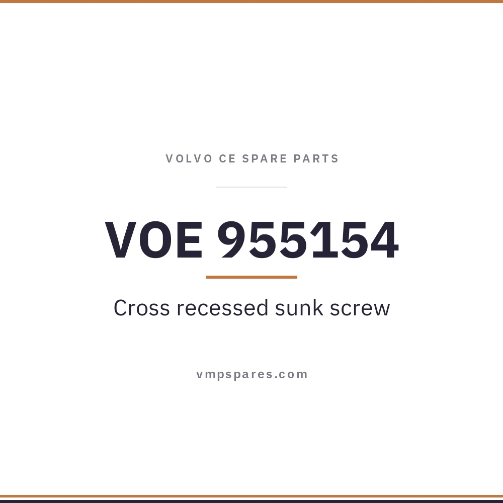 VOE 955154 – Cross recessed sunk screw