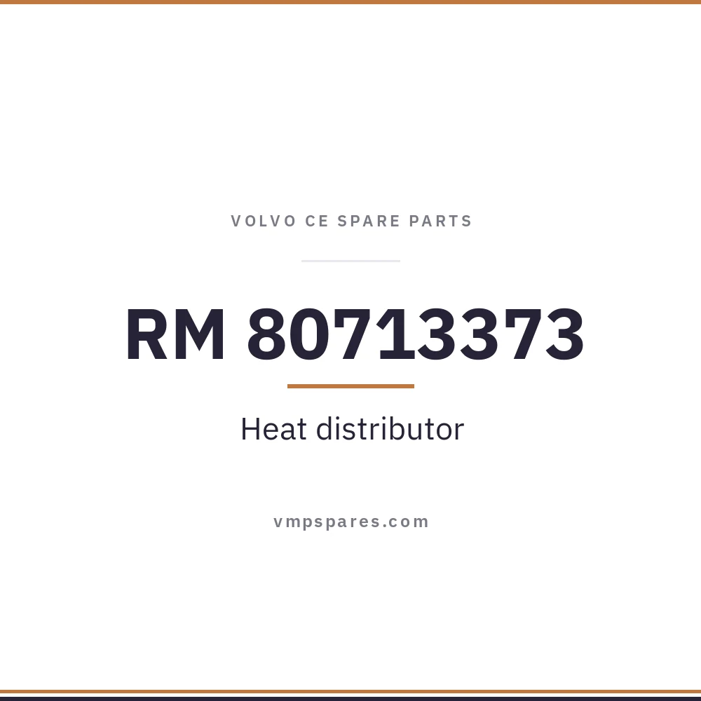 RM 80713373 – Heat distributor