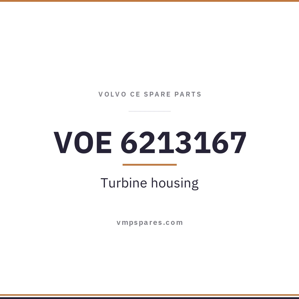 VOE 6213167 – Turbine housing