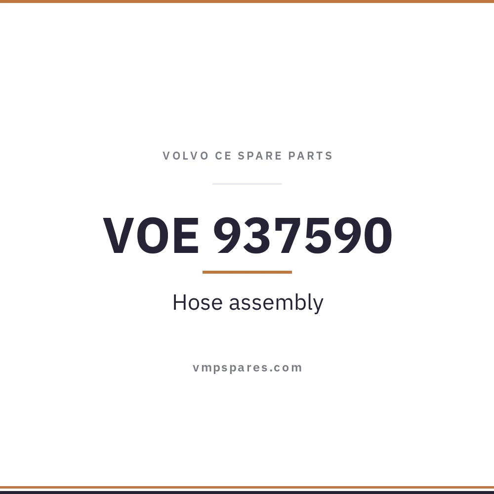 VOE 937590 – Hose assembly