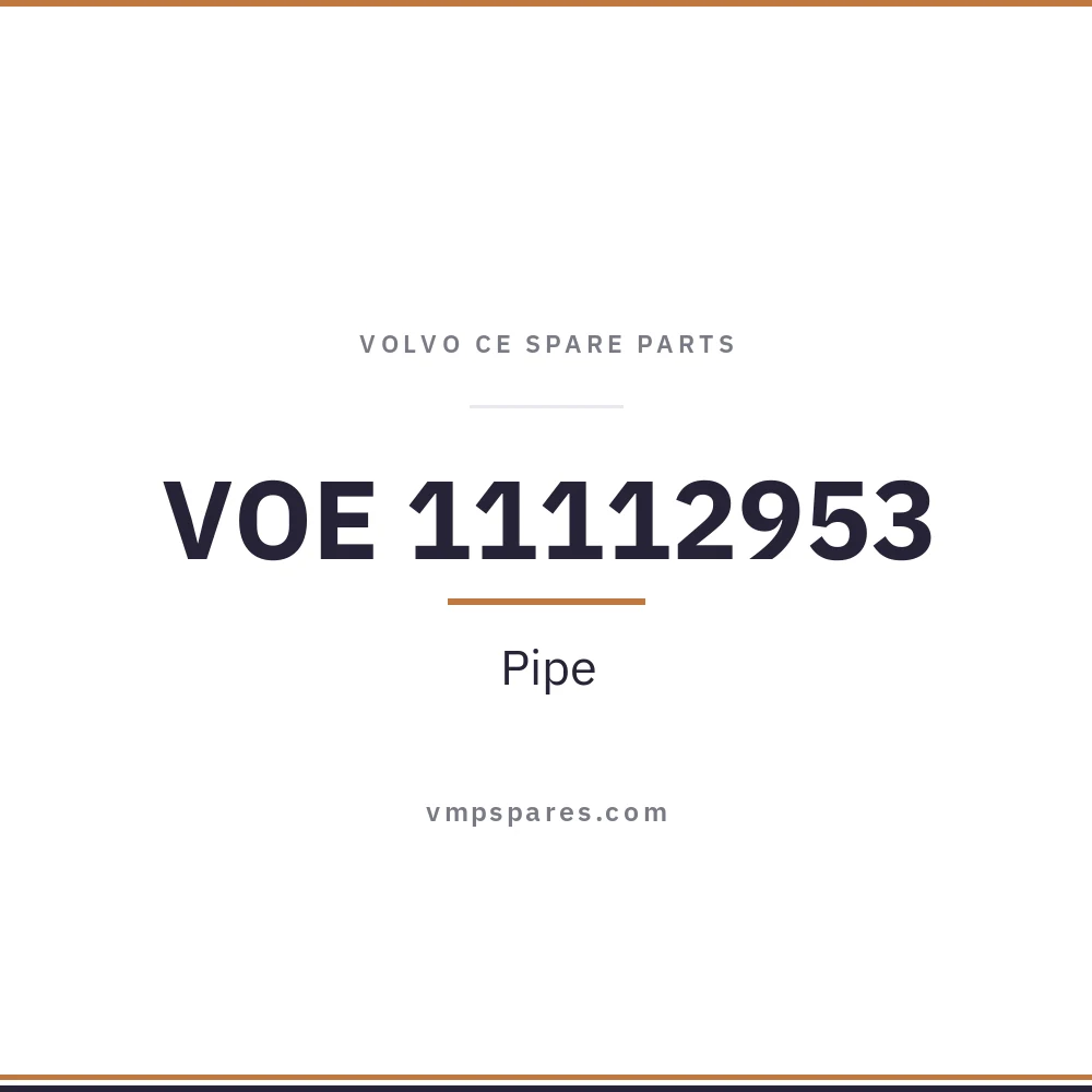 VOE 11112953 – Pipe