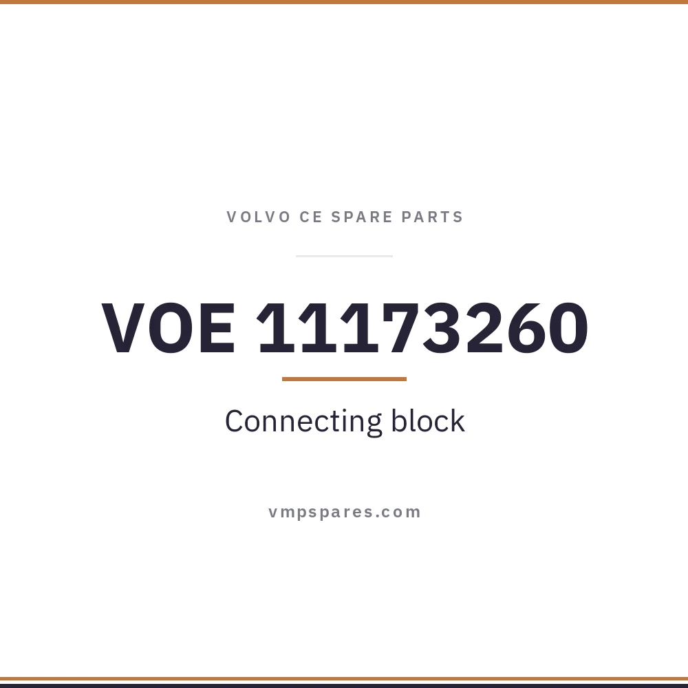 VOE 11173260 – Connecting block