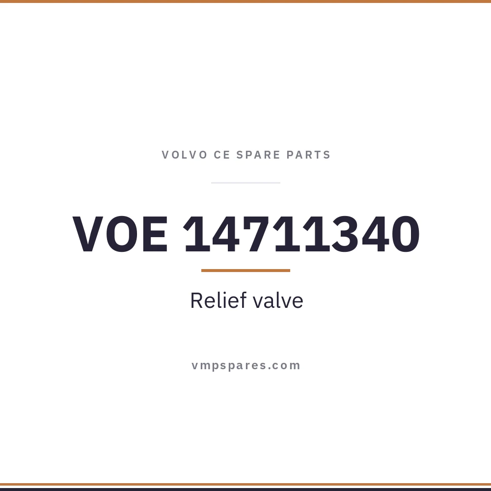 VOE 14711340 – Relief valve