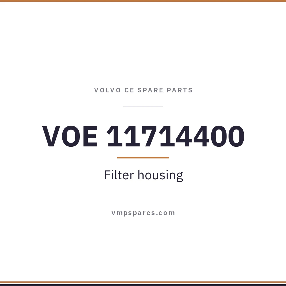 VOE 11714400 – Filter housing