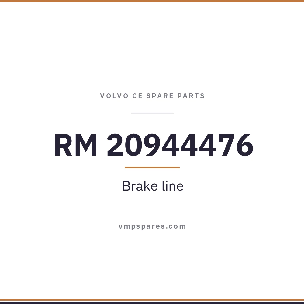 RM 20944476 – Brake line