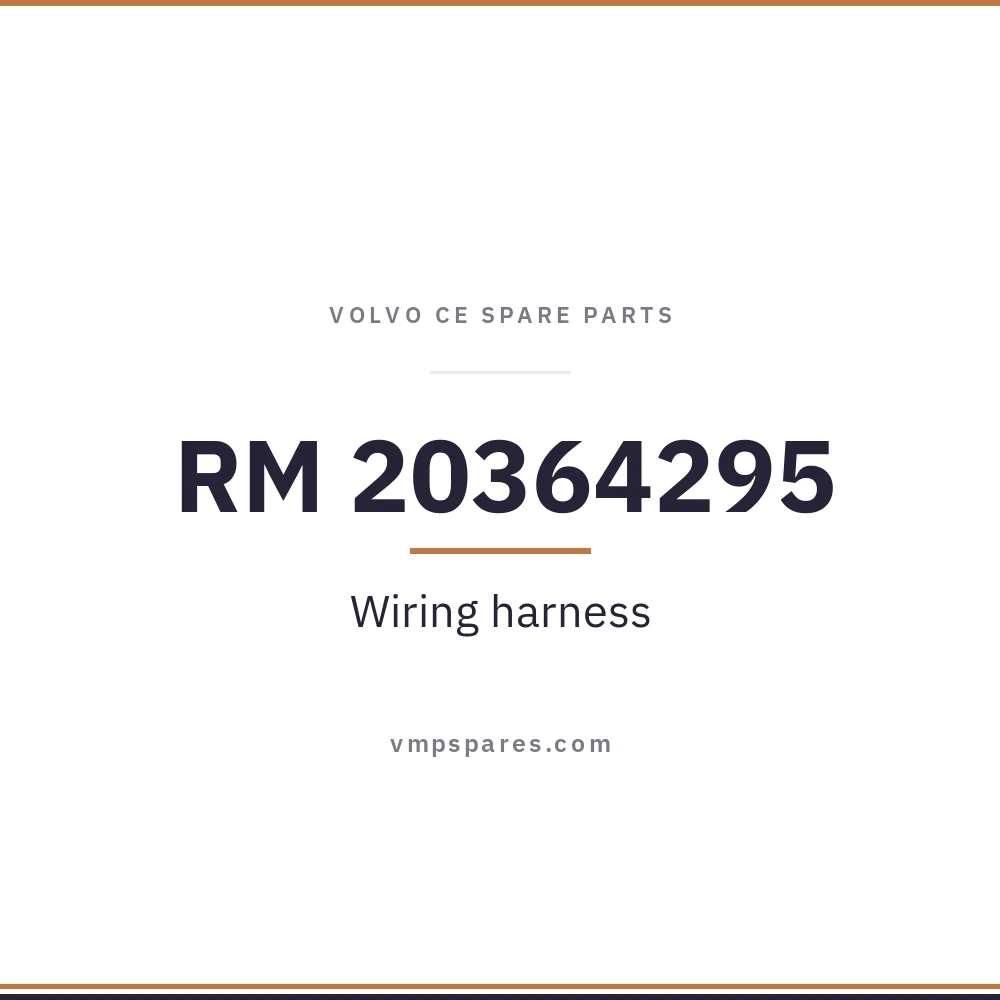 RM 20364295 – Wiring harness