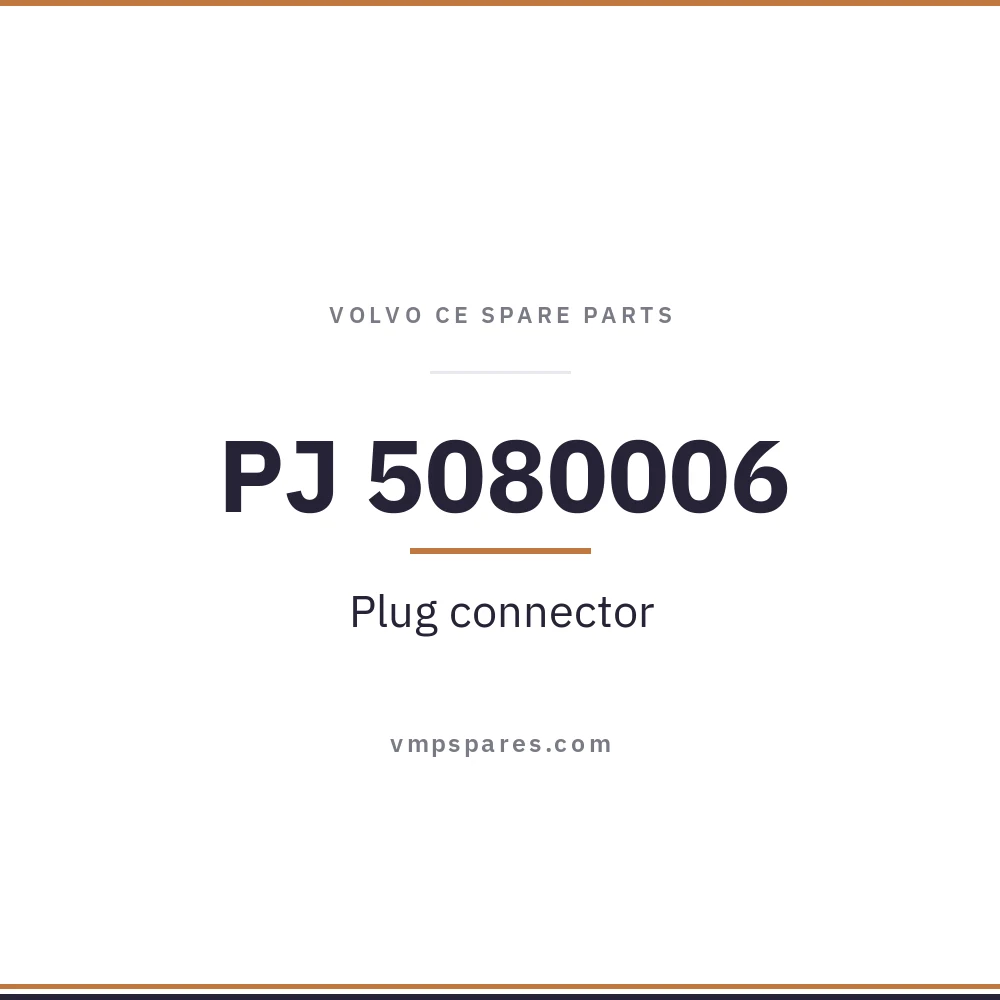 PJ 5080006 – Plug connector