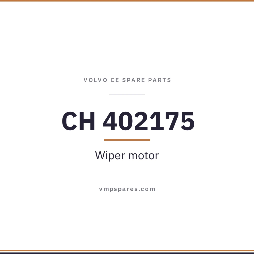 CH 402175 – Wiper motor