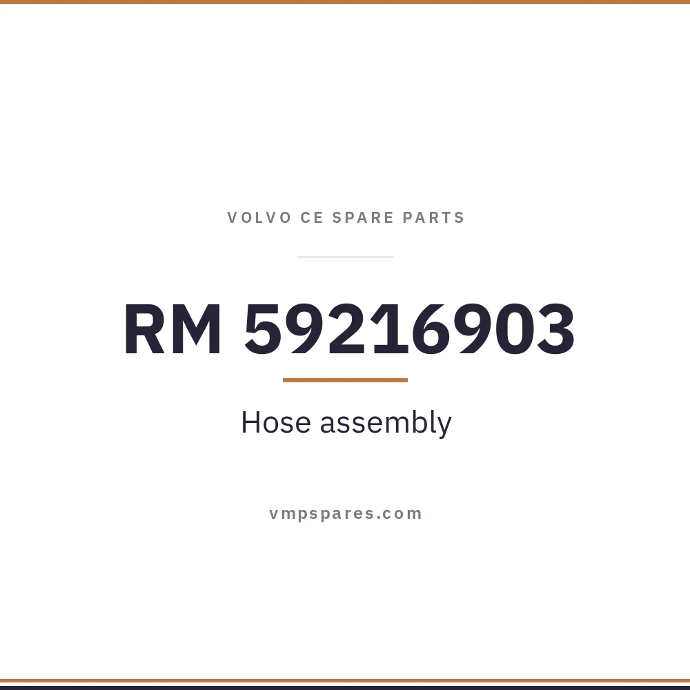 RM 59216903 – Hose assembly