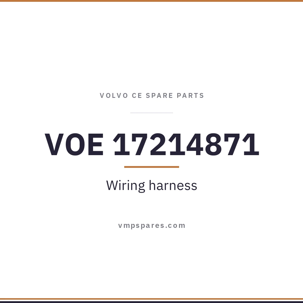 VOE 17214871 – Wiring harness