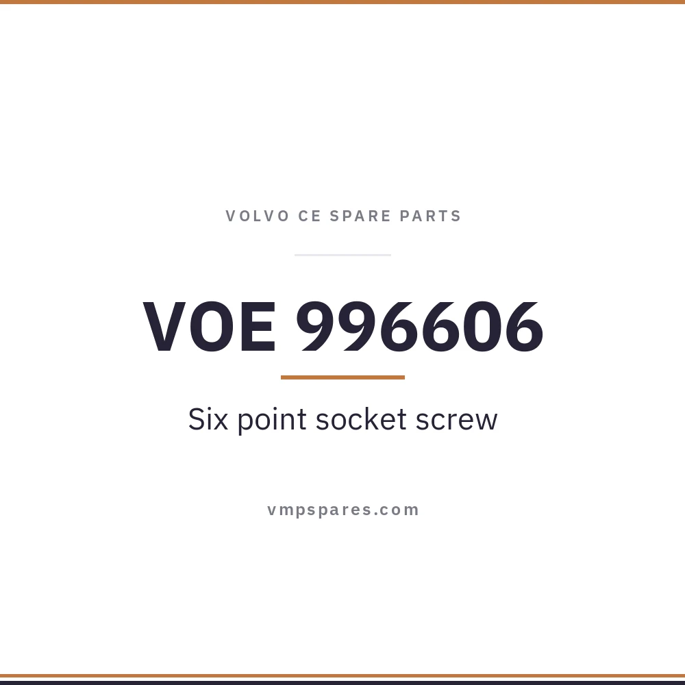 VOE 996606 – Six point socket screw
