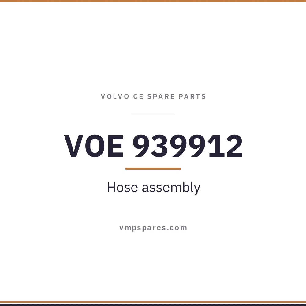 VOE 939912 – Hose assembly