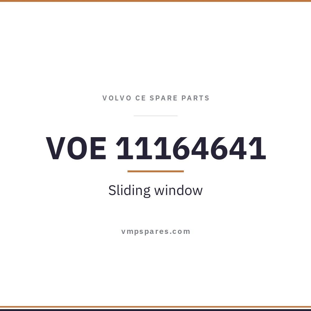 VOE 11164641 – Sliding window