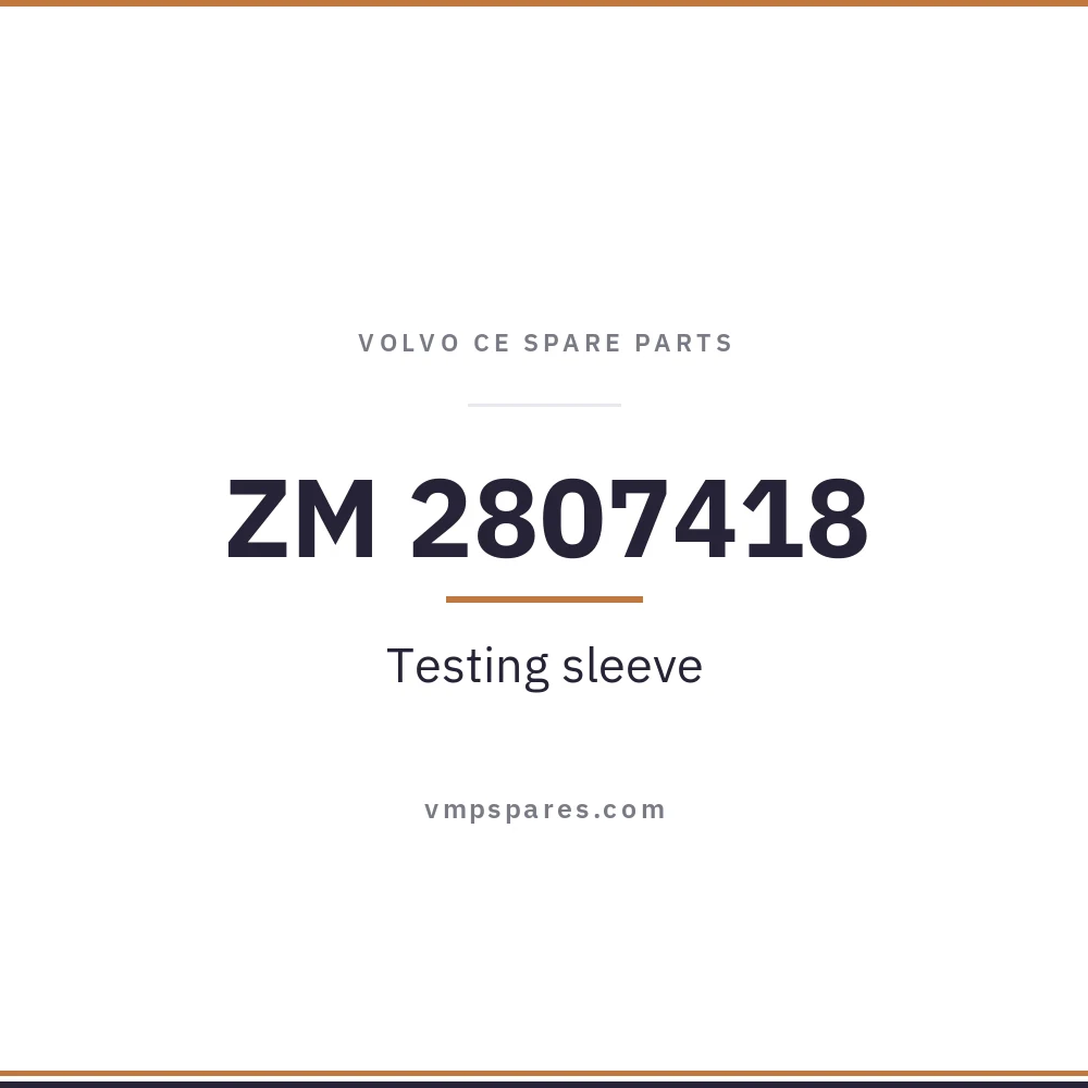 ZM 2807418 – Testing sleeve