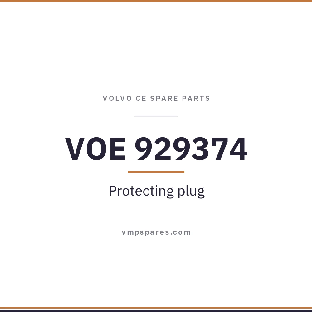 VOE 929374 – Protecting plug