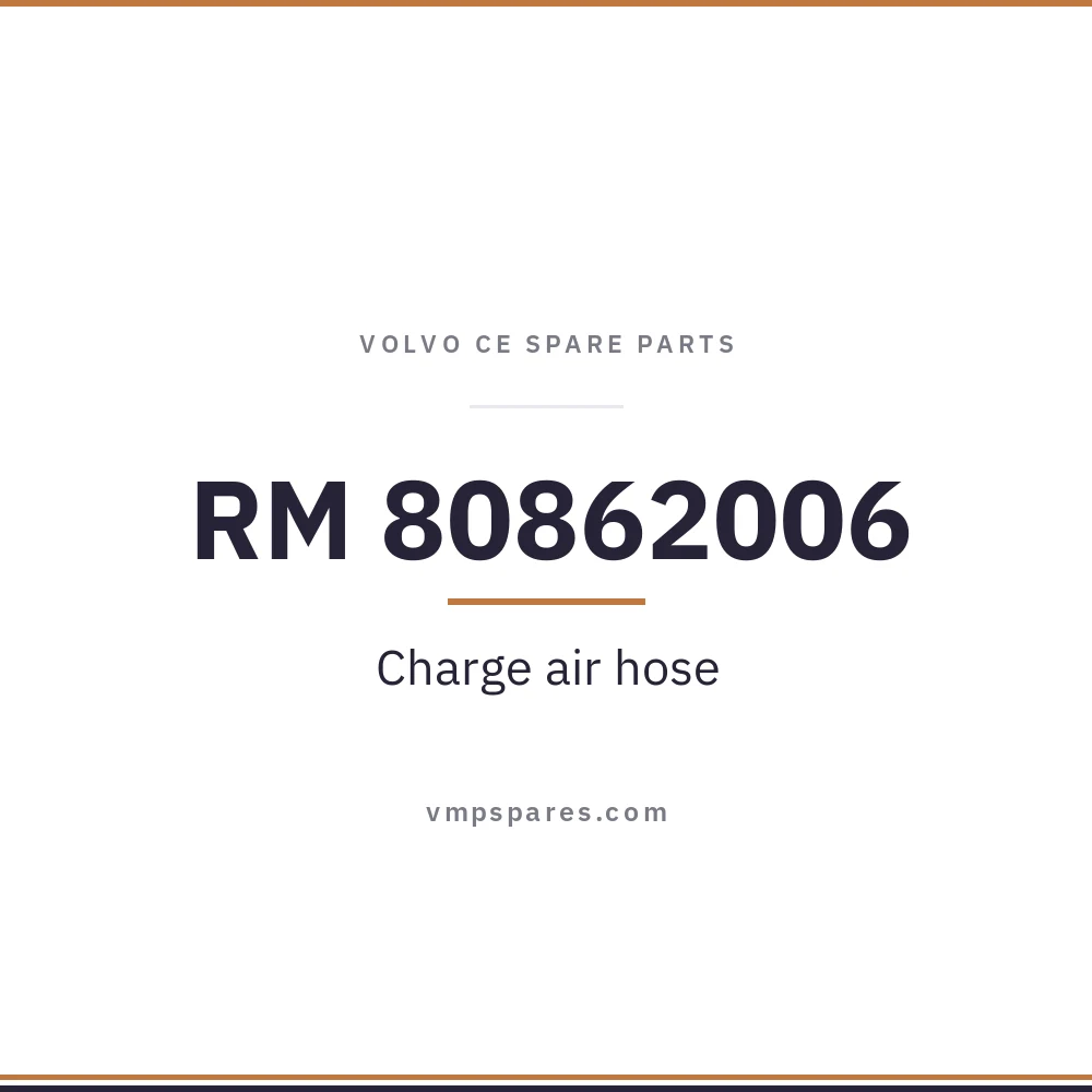 RM 80862006 – Charge air hose