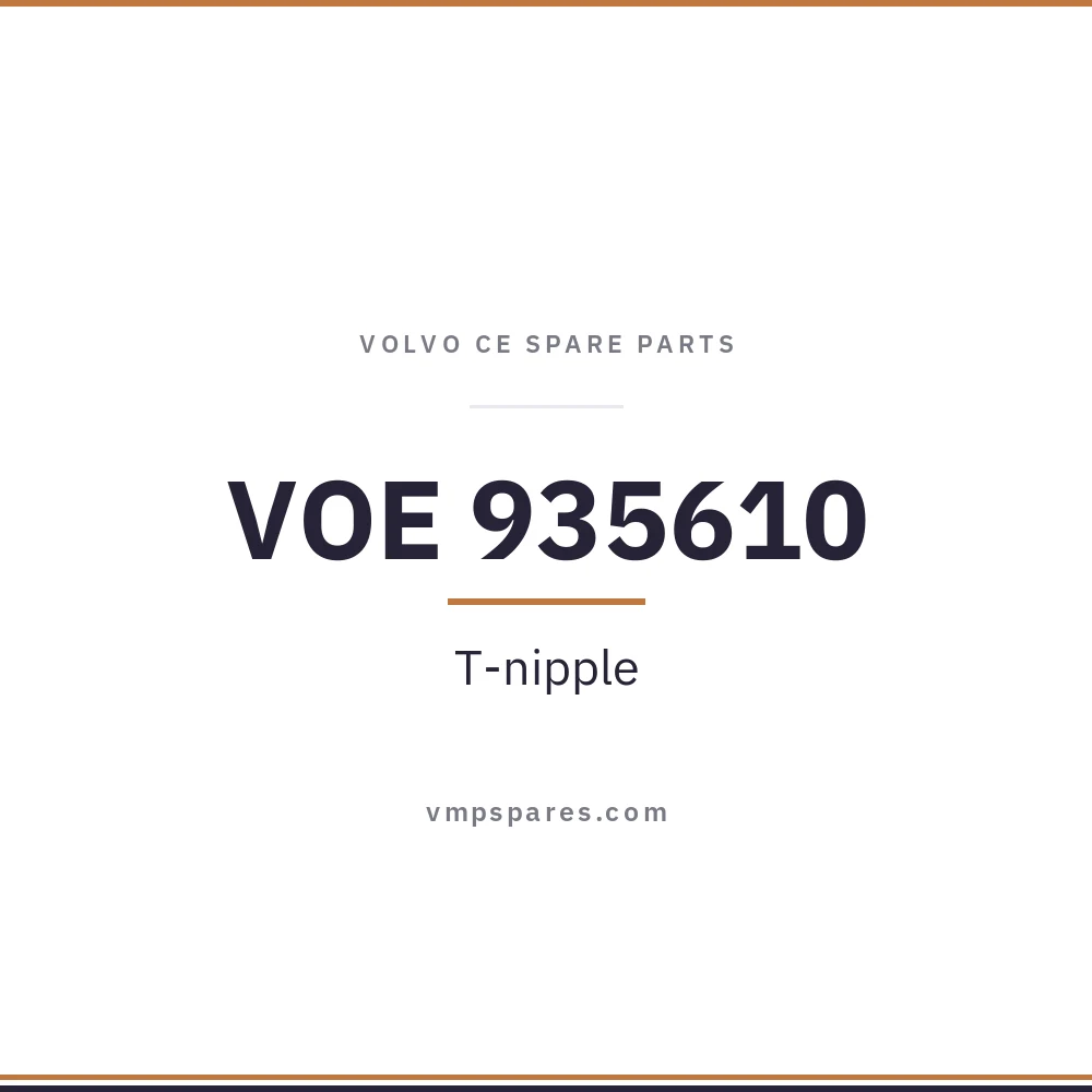 VOE 935610 – T-nipple