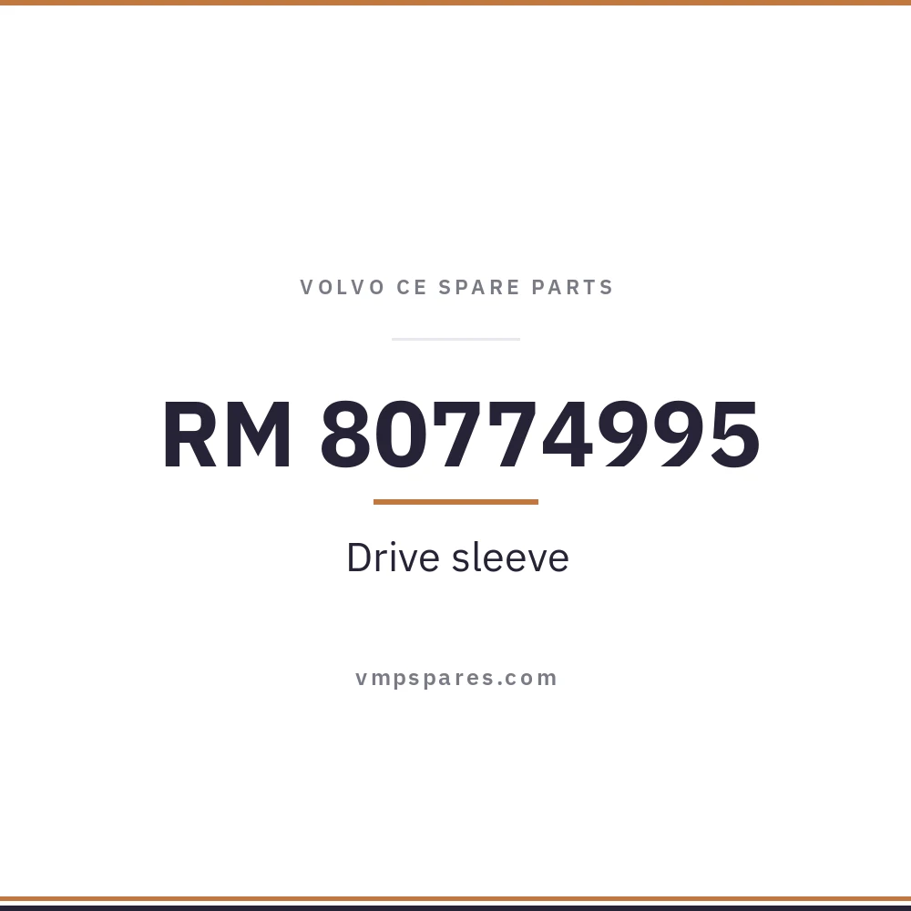 RM 80774995 – Drive sleeve