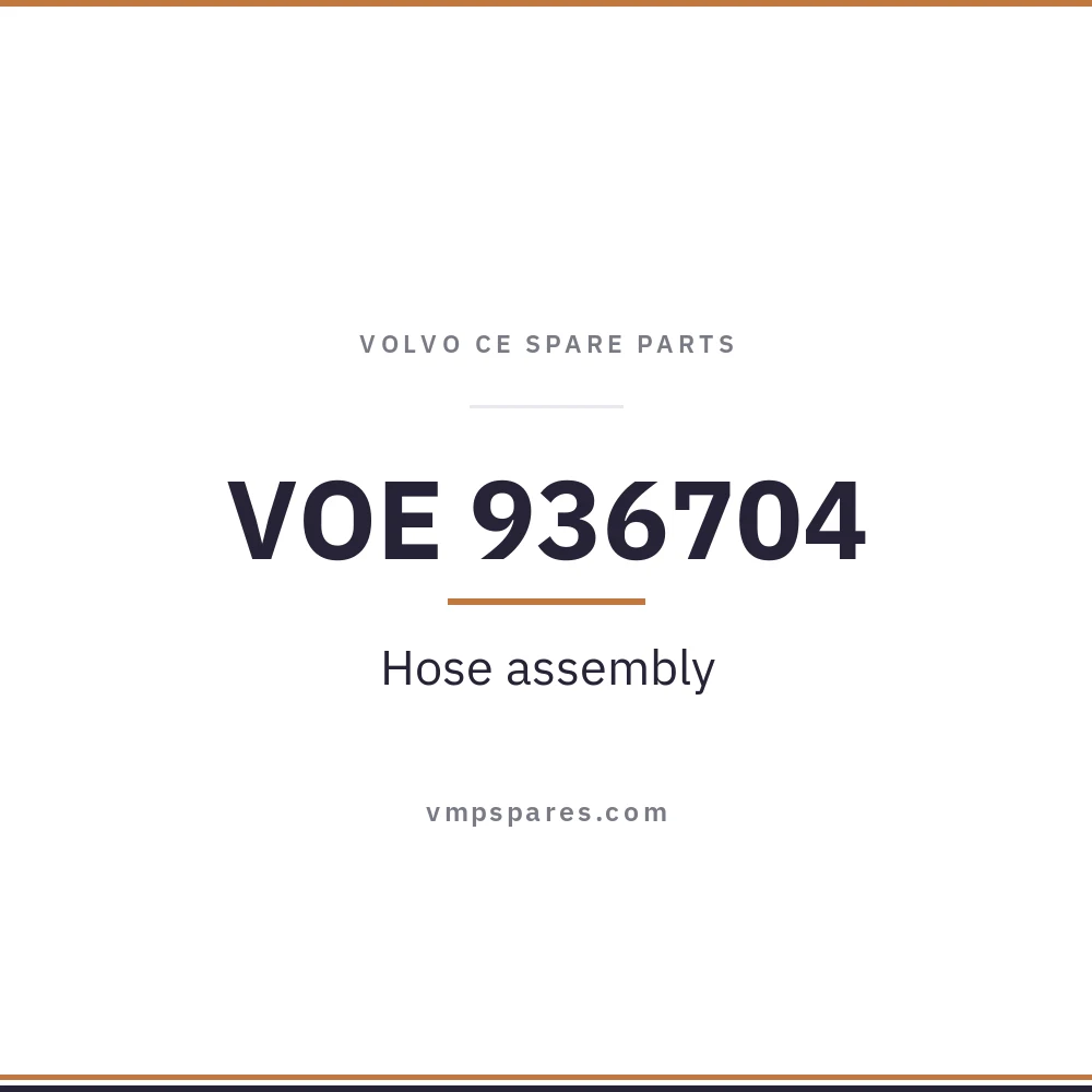 VOE 936704 – Hose assembly