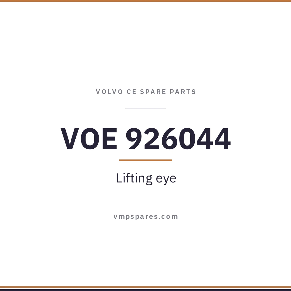 VOE 926044 – Lifting eye