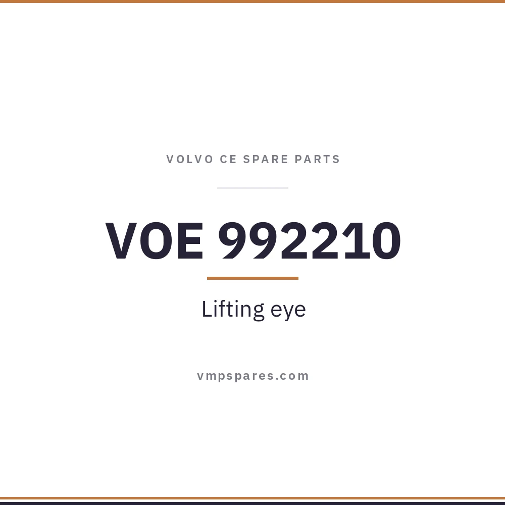 VOE 992210 – Lifting eye