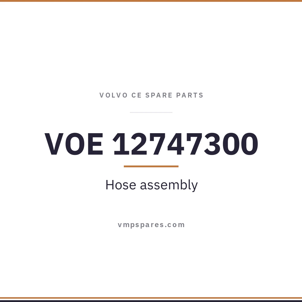 VOE 12747300 – Hose assembly