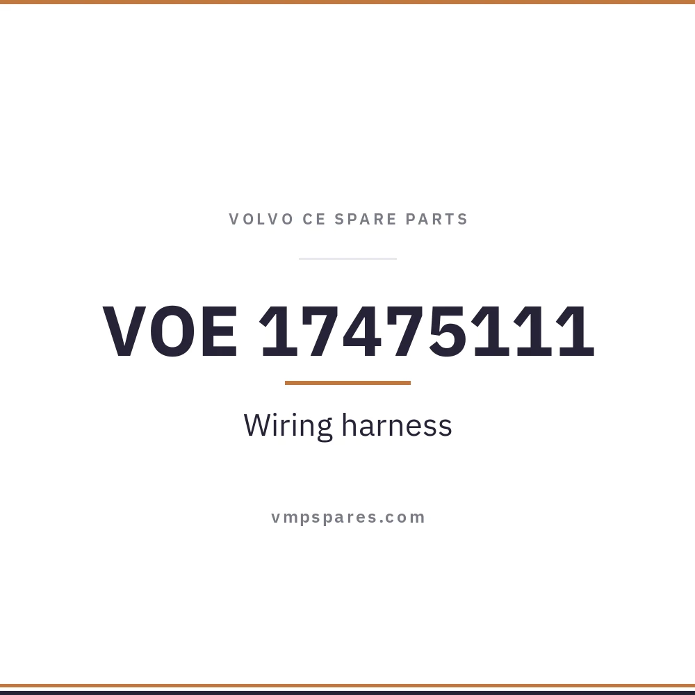 VOE 17475111 – Wiring harness