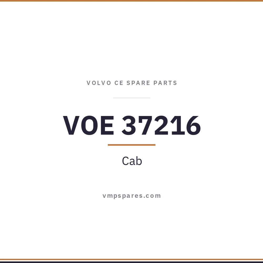VOE 37216 – Cab