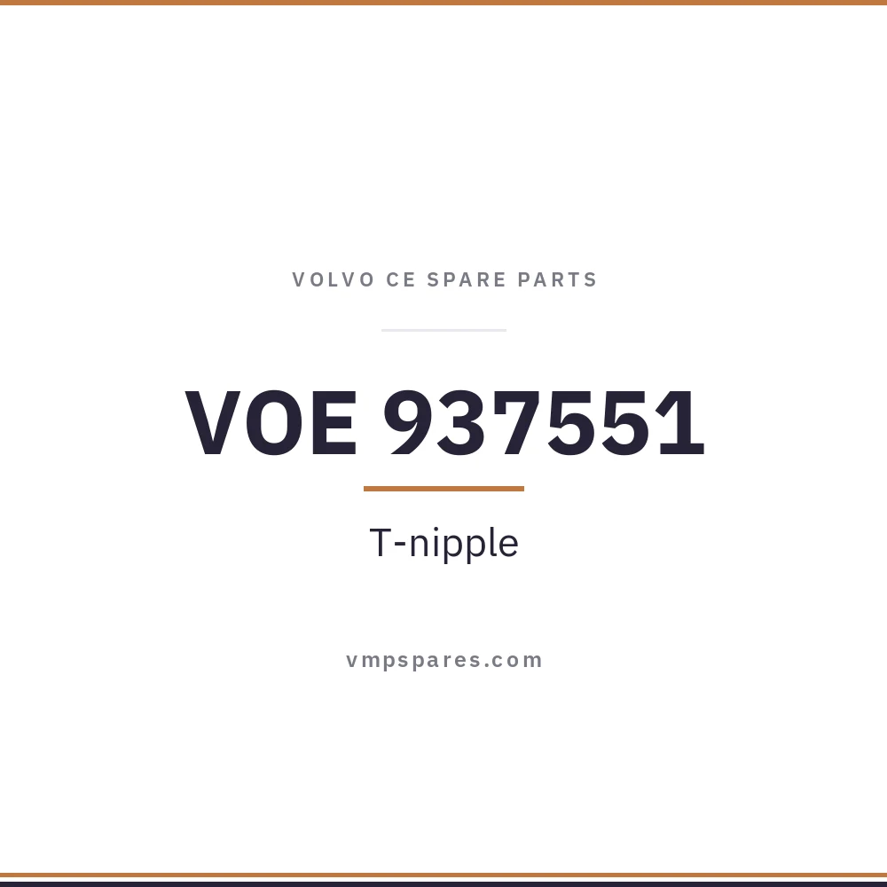 VOE 937551 – T-nipple