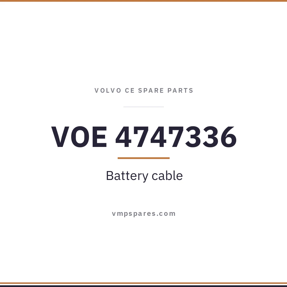 VOE 4747336 – Battery cable