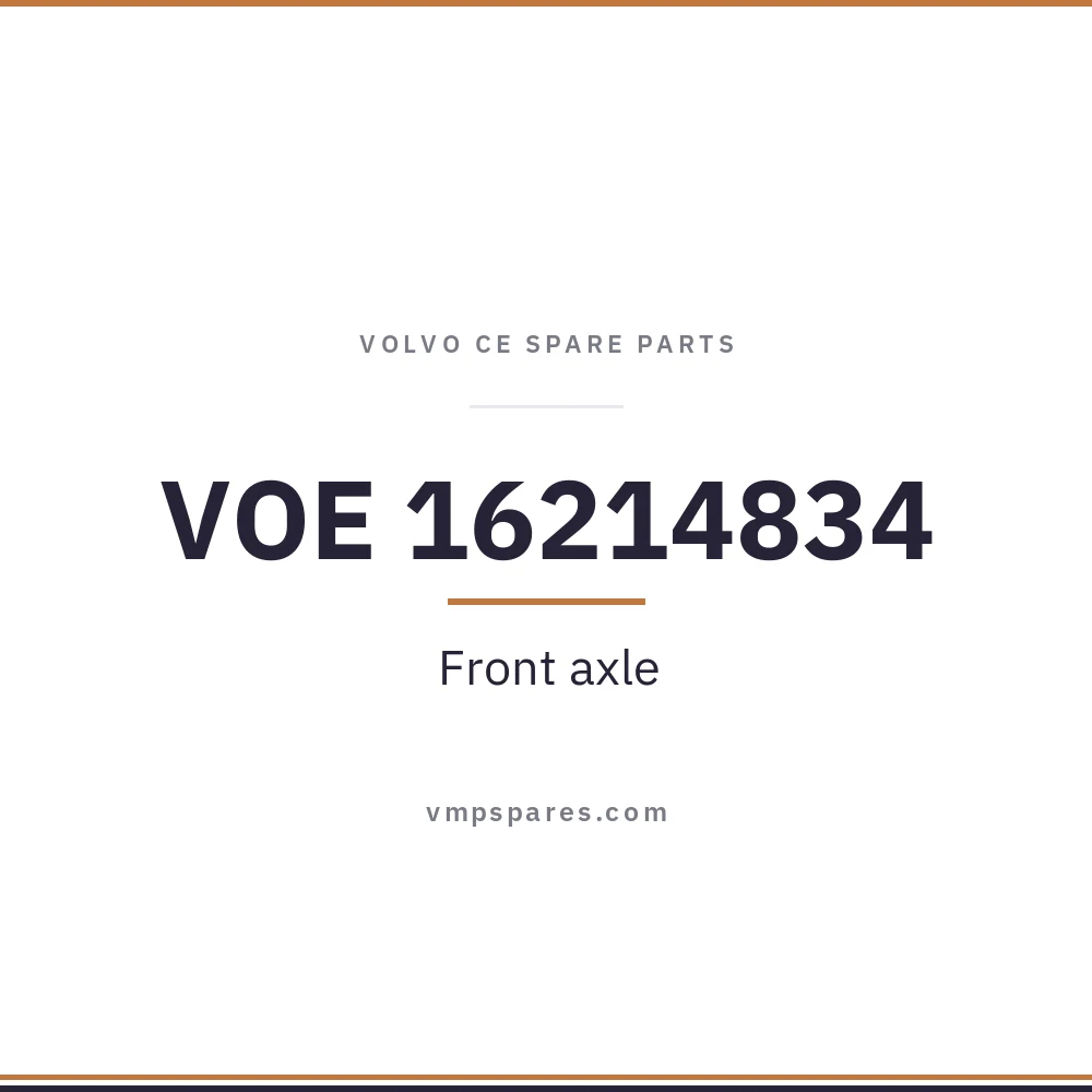 VOE 16214834 – Front axle
