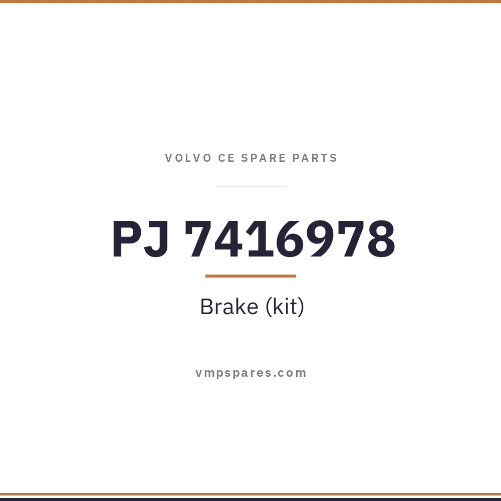 PJ 7416978 – Brake (kit)