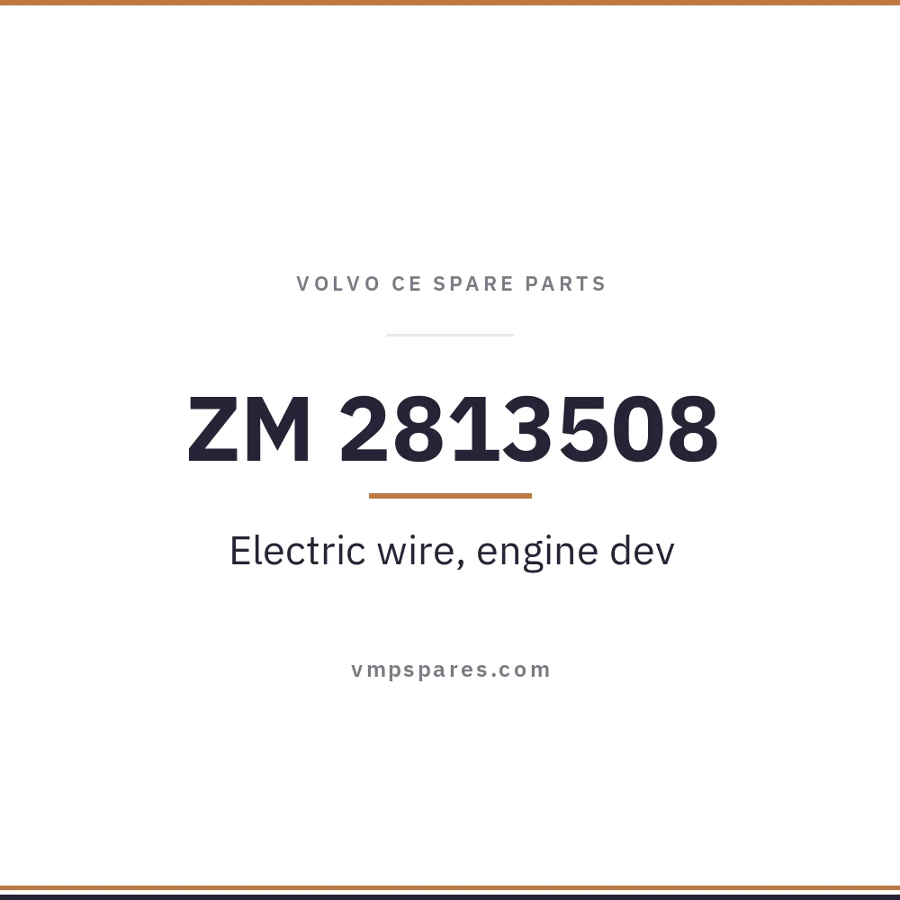 ZM 2813508 – Electric wire, engine dev